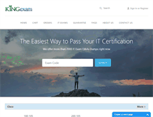 Tablet Screenshot of kingexam.com